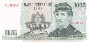 1000 Pesos p154f Chile 2003